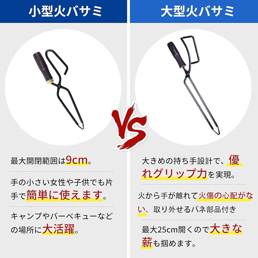 火バサミ 薪ばさみ ファイヤープレーストング 皮革カバー付き 木製ハンドル Amazon.co.jp: ファイヤープレーストング 火吹き棒 2点セット 薪